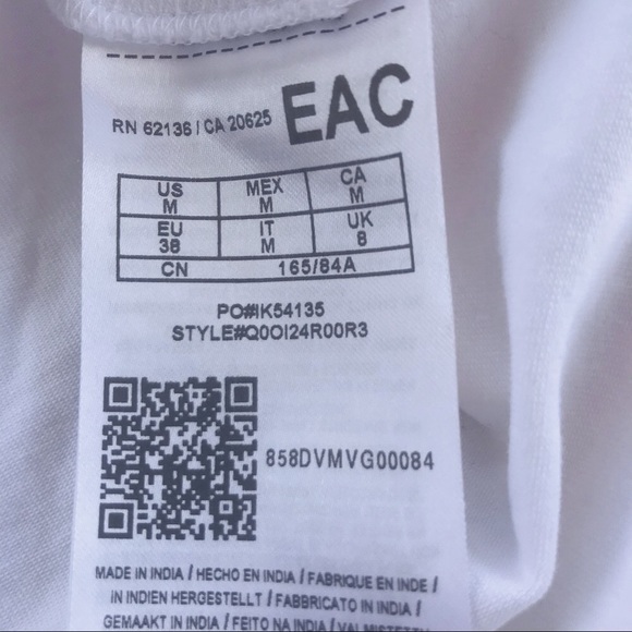 🆕🔥GUESS SUPER CUTE WHITE SHORT SLEEVE SHIRT&GUESS SEQUINS MULTICOLORED FRONT - Picture 8 of 8